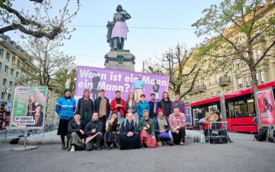 Bundesplatz: Feministen fordern mehr Männer in sozialen Berufen